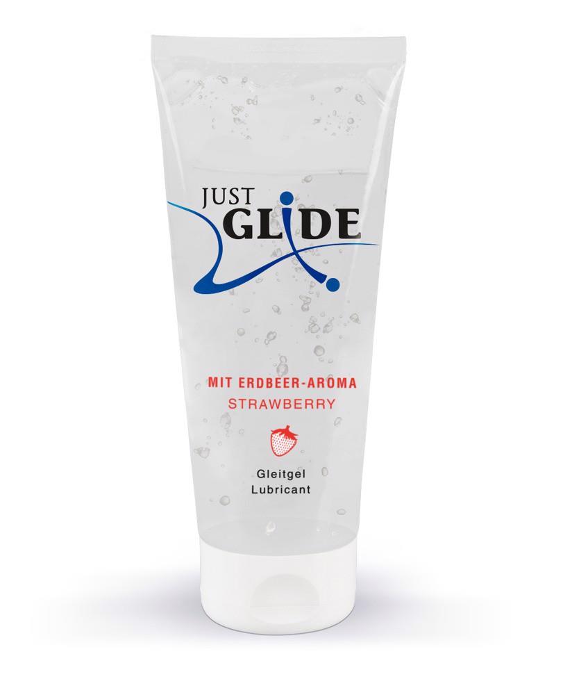 1-Lubrykant truskawkowy Just Glide 200 ml-1
