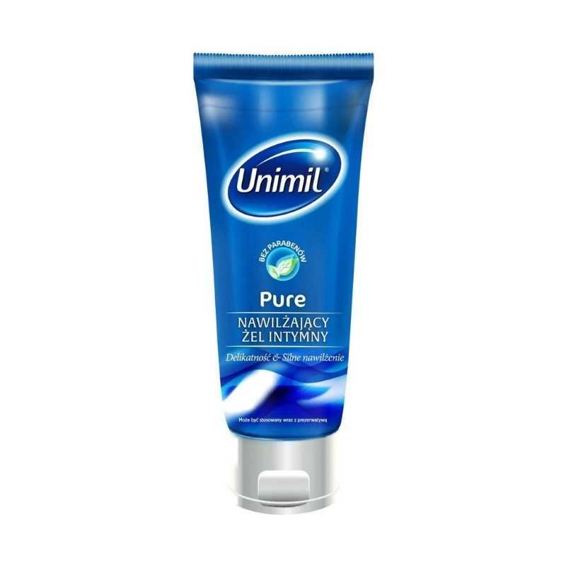 1-Intymny żel nawilżający Unimil Pure na bazie wody 80ml bezzapachowy-1