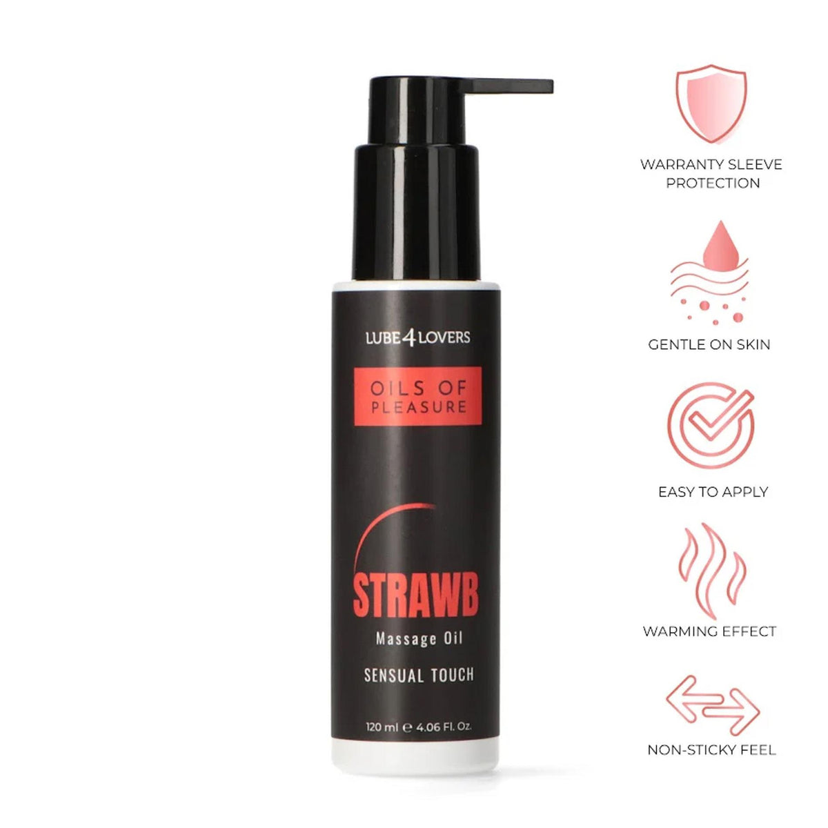 1-Oils of Pleasure – Strawberry Massage Oil 120 ml-1