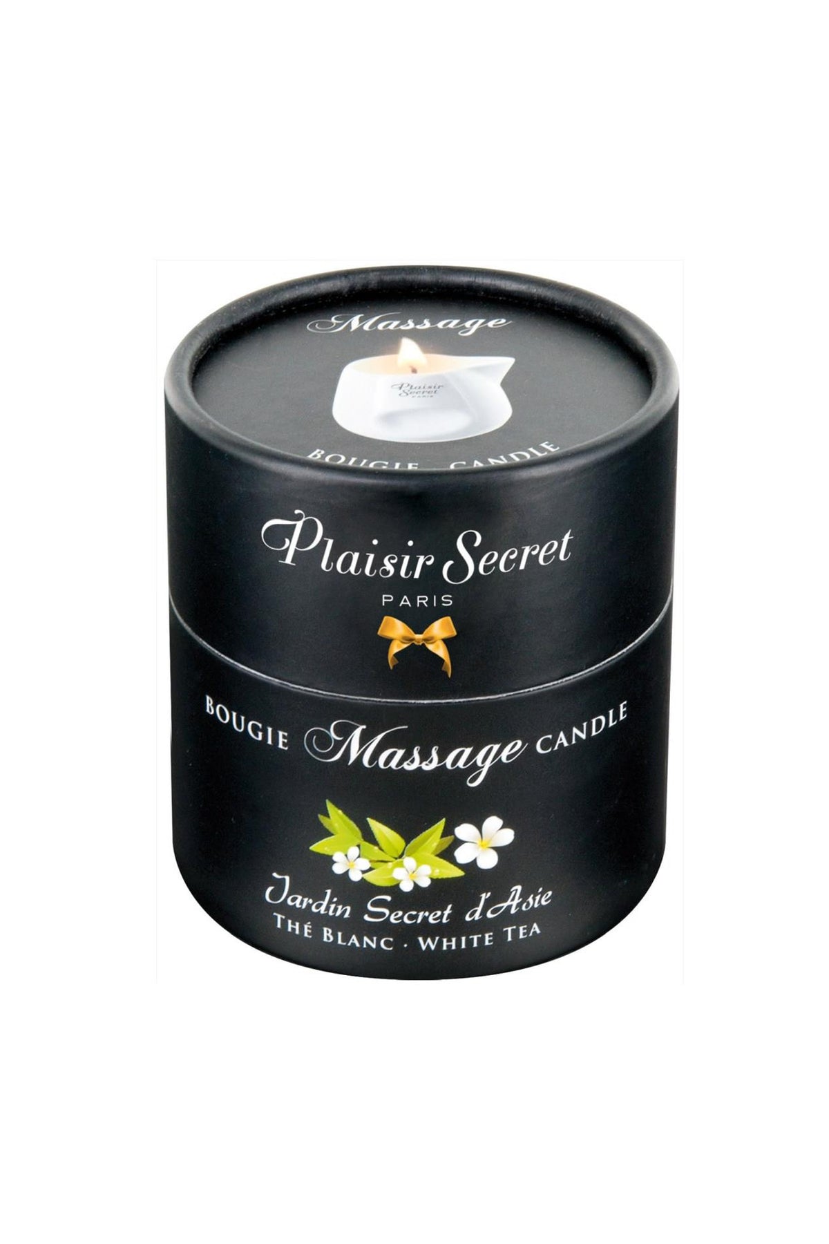 3-Świeca do masażu Plaisir Secret biała herbata 80 ml-3