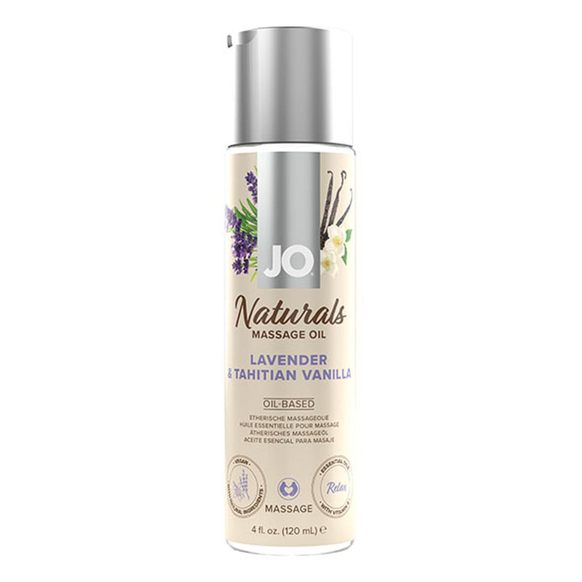 1-Olejek do masażu JO Naturals lawenda i tahitańska wanilia 120 ml-1