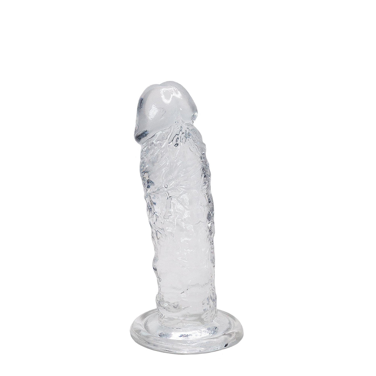 2-Dildo żelowe Majestic Alive przezroczyste 14,7 cm-2