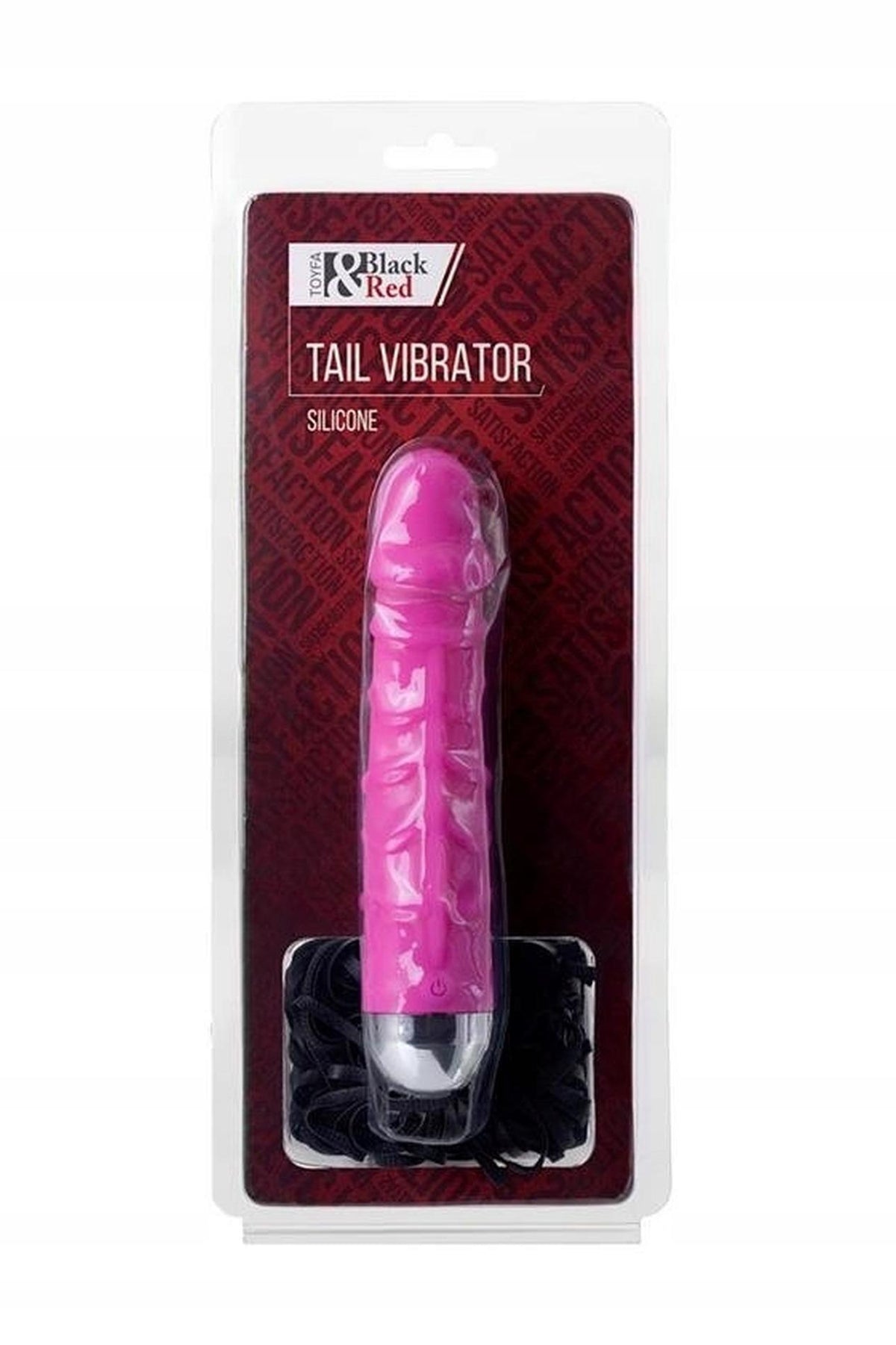 2-Wibrator realistyczny silikonowy xBlack Red różowy 16 cm-2