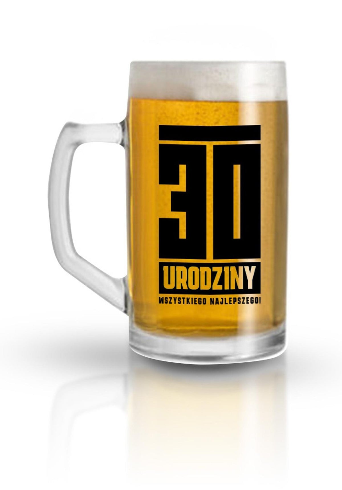 1-Kufel szklany 500 ml 30 urodziny Wszystkiego Najlepszego-1