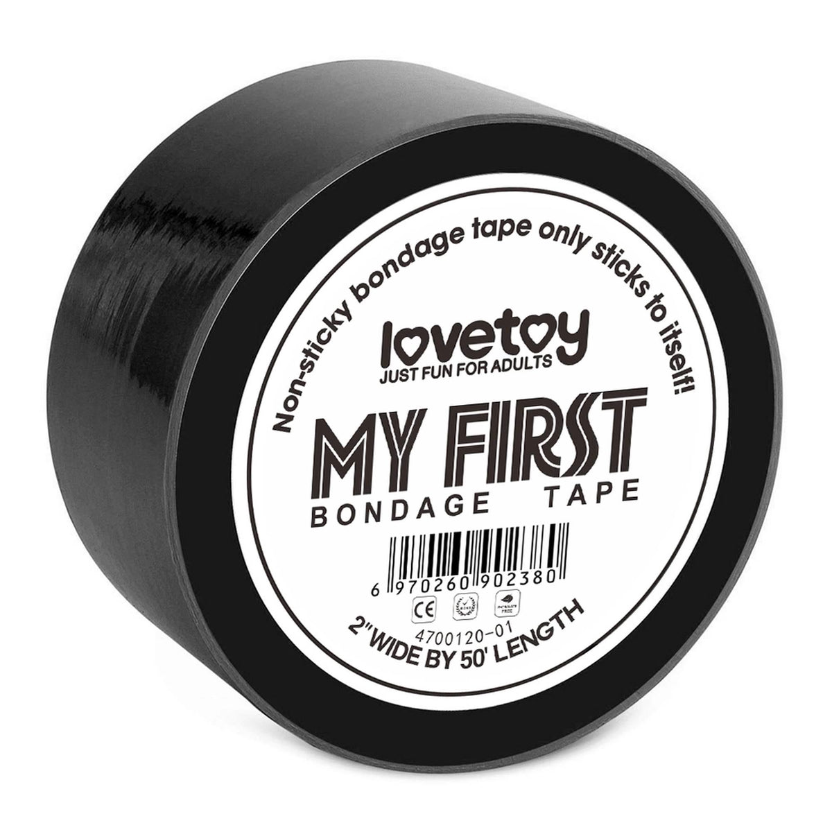 2-My First Non Sticky Bondage Tape Black-2