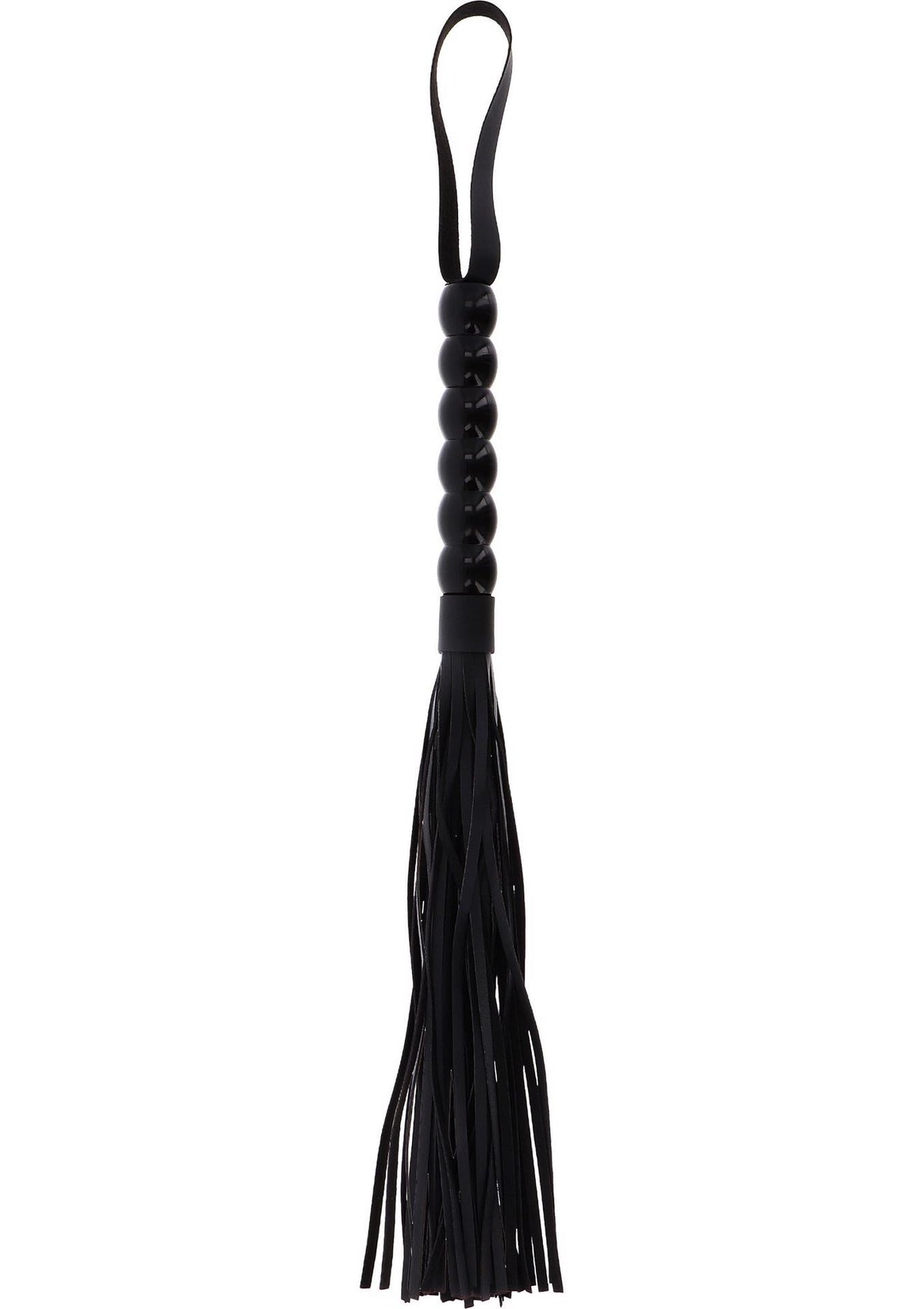 4-Pejcz z koralikami PU czarny 60 cm-4