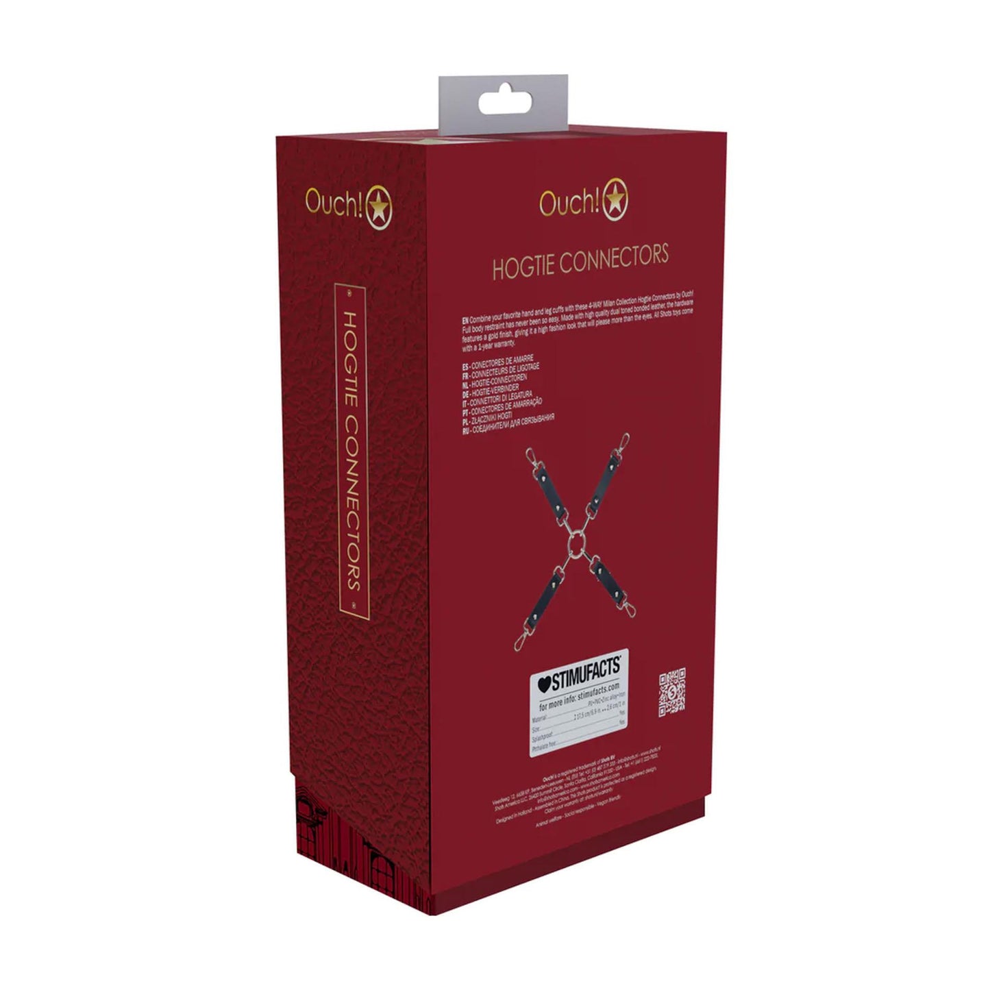 4-Milan Collection - Hogtie Connectors - Black/Red-4