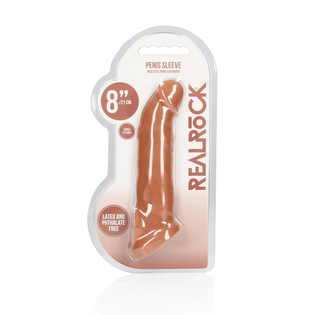 2-Przedłużka na penisa RealRock TPE 22 cm-2