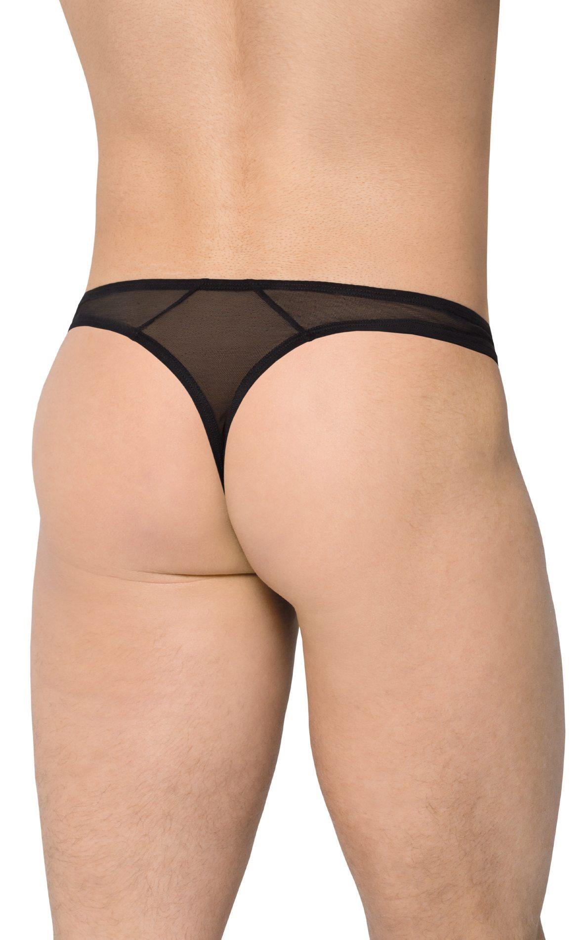 2-Stringi wycięte męskie SoftLine 4519 czarne XL-2