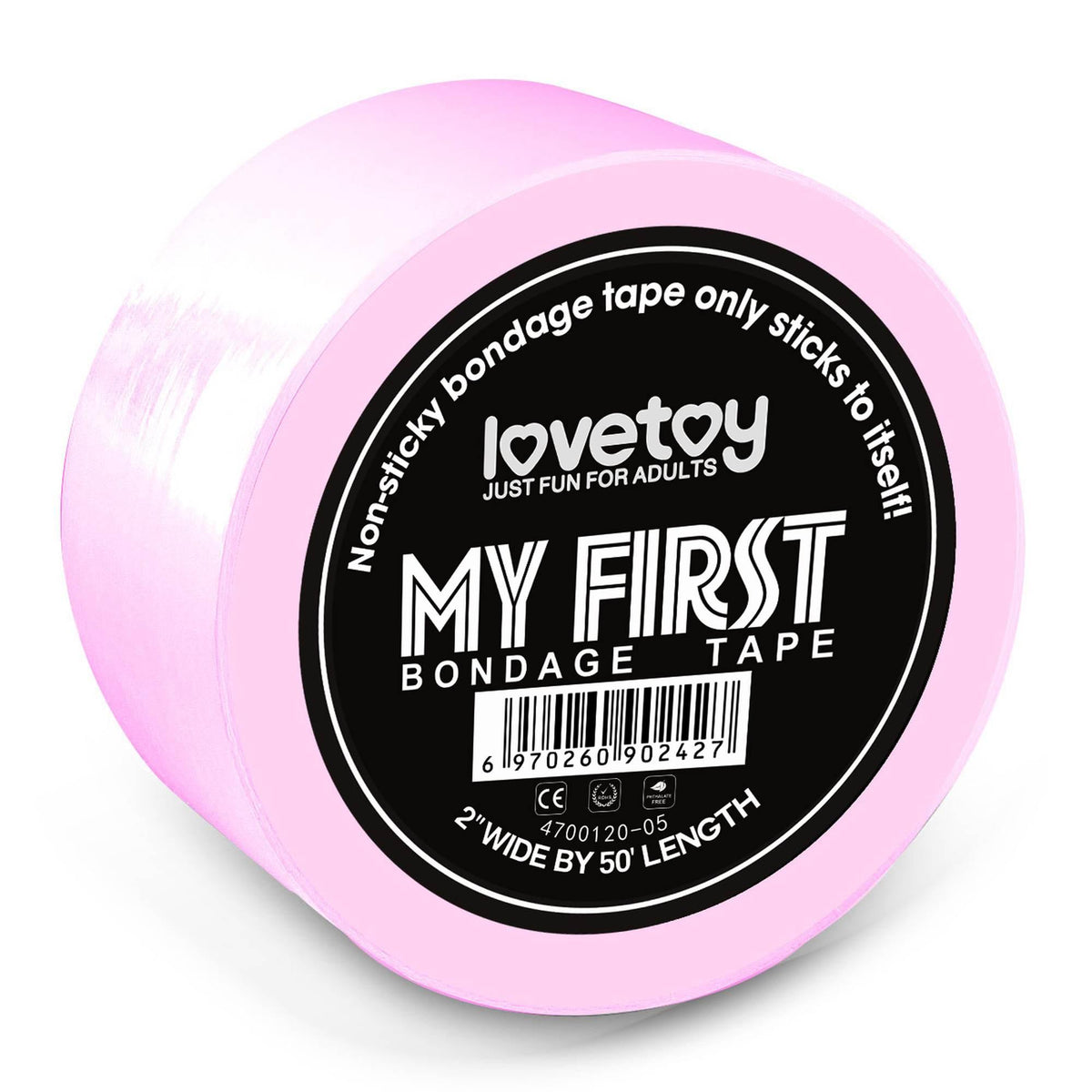 2-My First Non Sticky Bondage Tape Pink-2