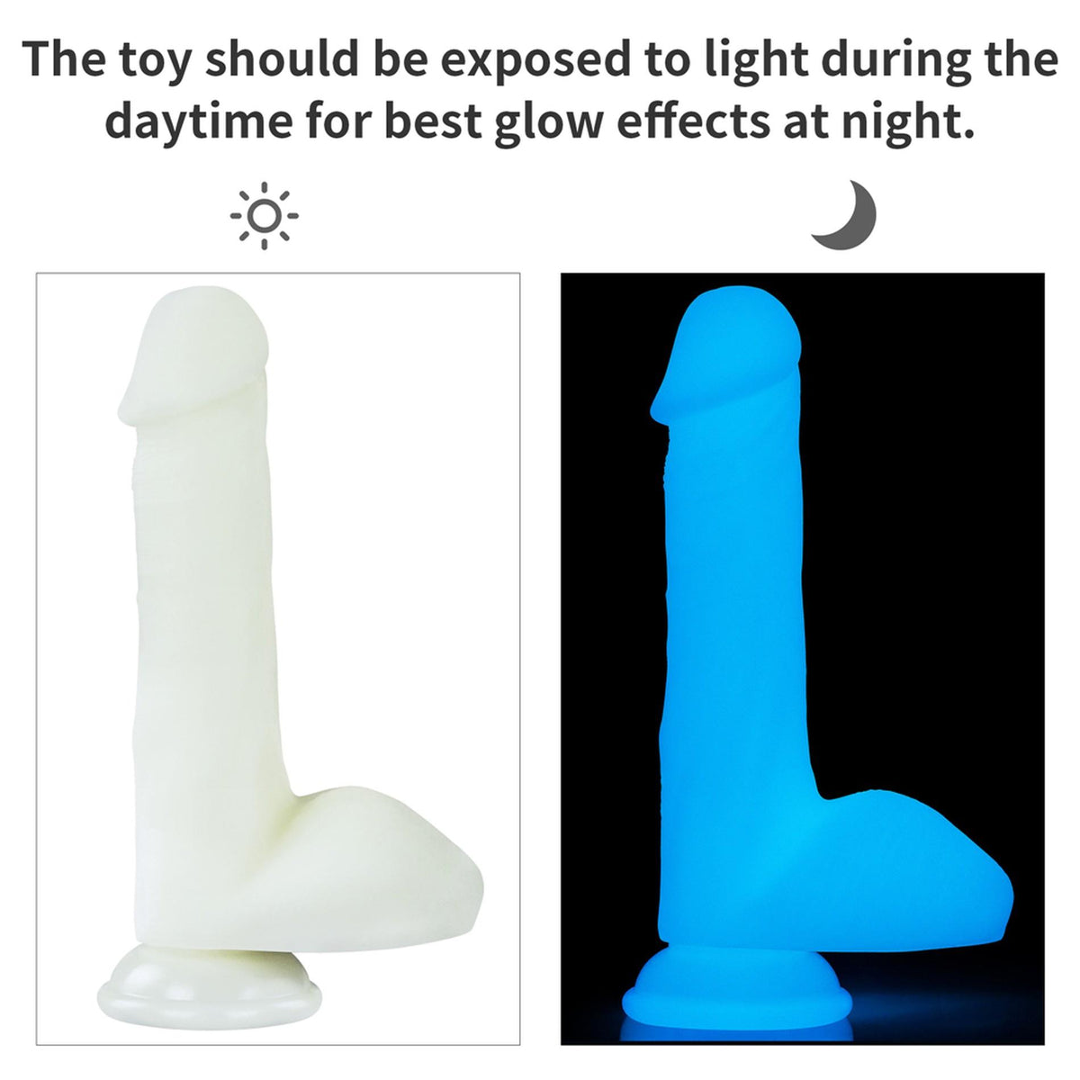 3-Dildo Lovetoy Lumino Play silikonowe świecące 20 cm-3