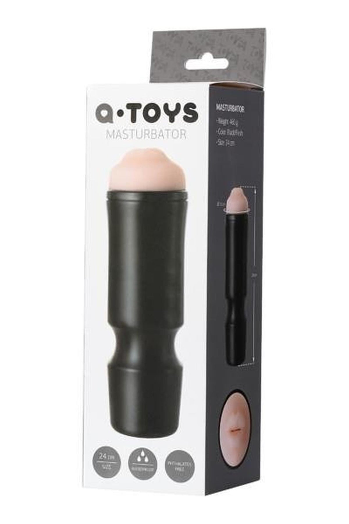 3-Masturbator kompaktowy A-Toys z ustami 24 cm-3