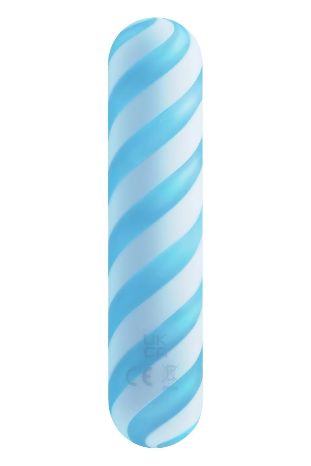 5-Wibrator bullet Glitz Blue For You Dreamtoys niebieski USB 10,9 cm-5
