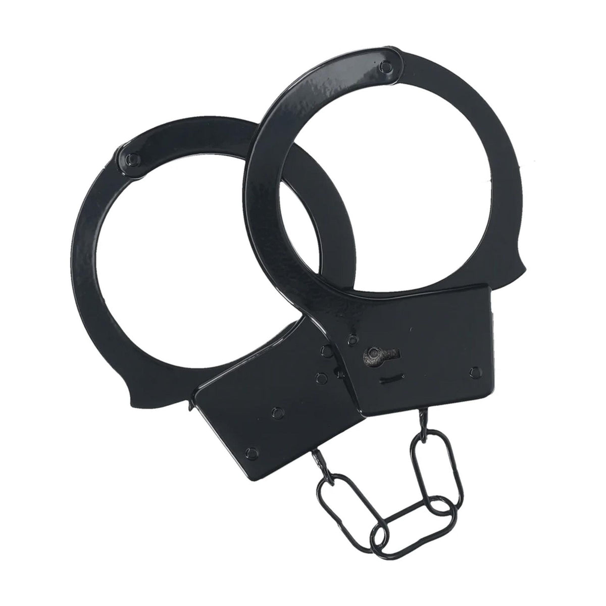3-Kajdanki metalowe Ouch! czarne 24,2 cm-3