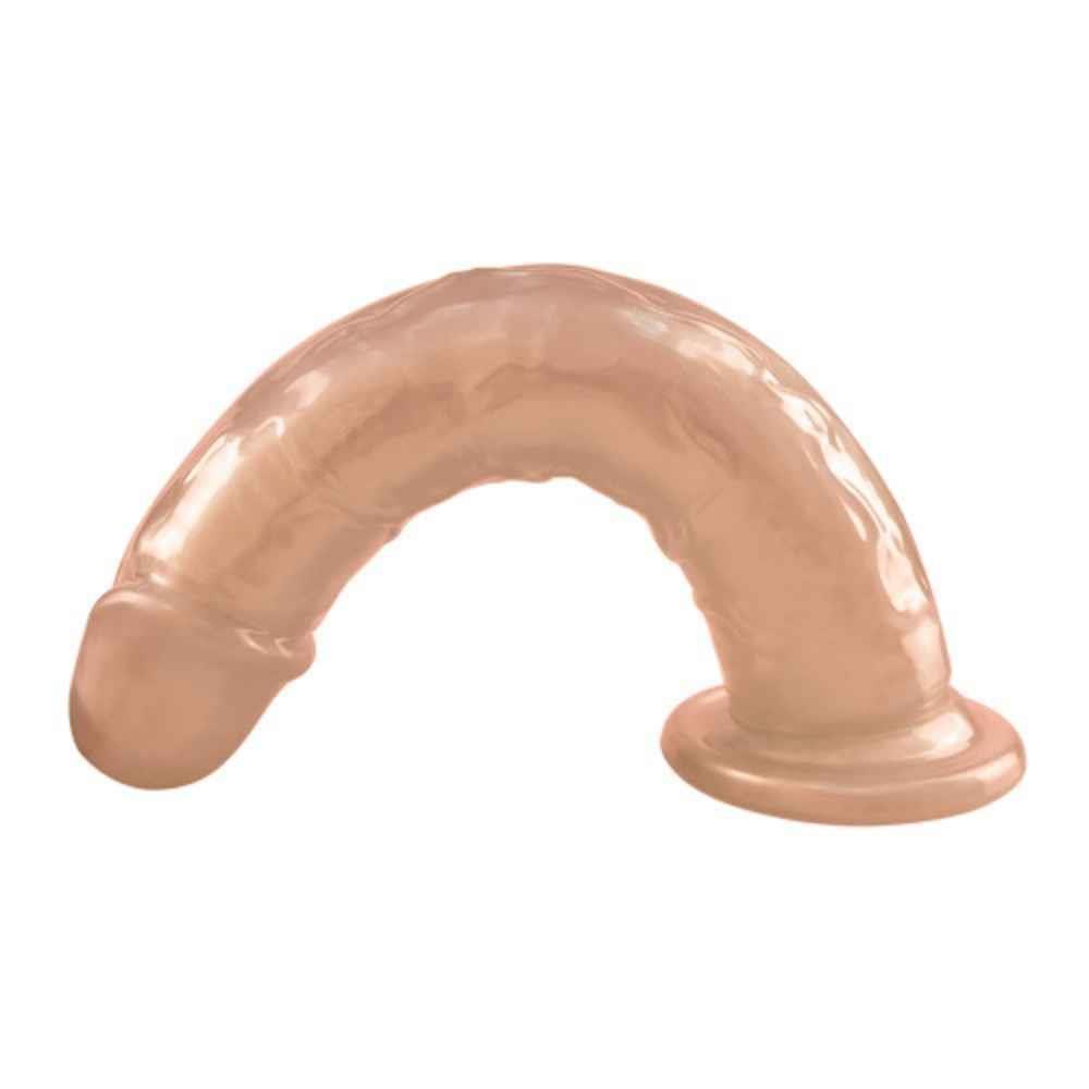 3-Dildo żelowe perłowe Pearl różowe 20 cm-3
