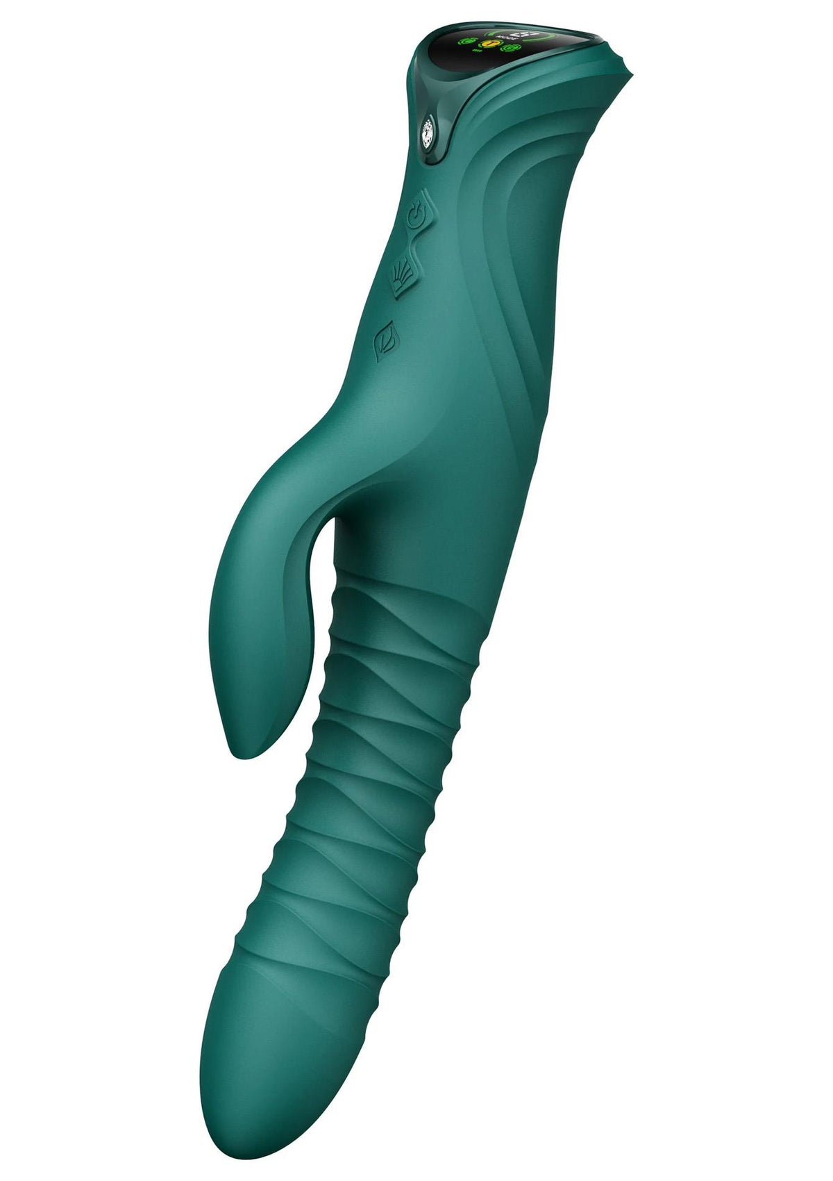 6-Wibrator króliczek ZALO Mose 2 z podgrzewaniem zielony 25,8 cm-6