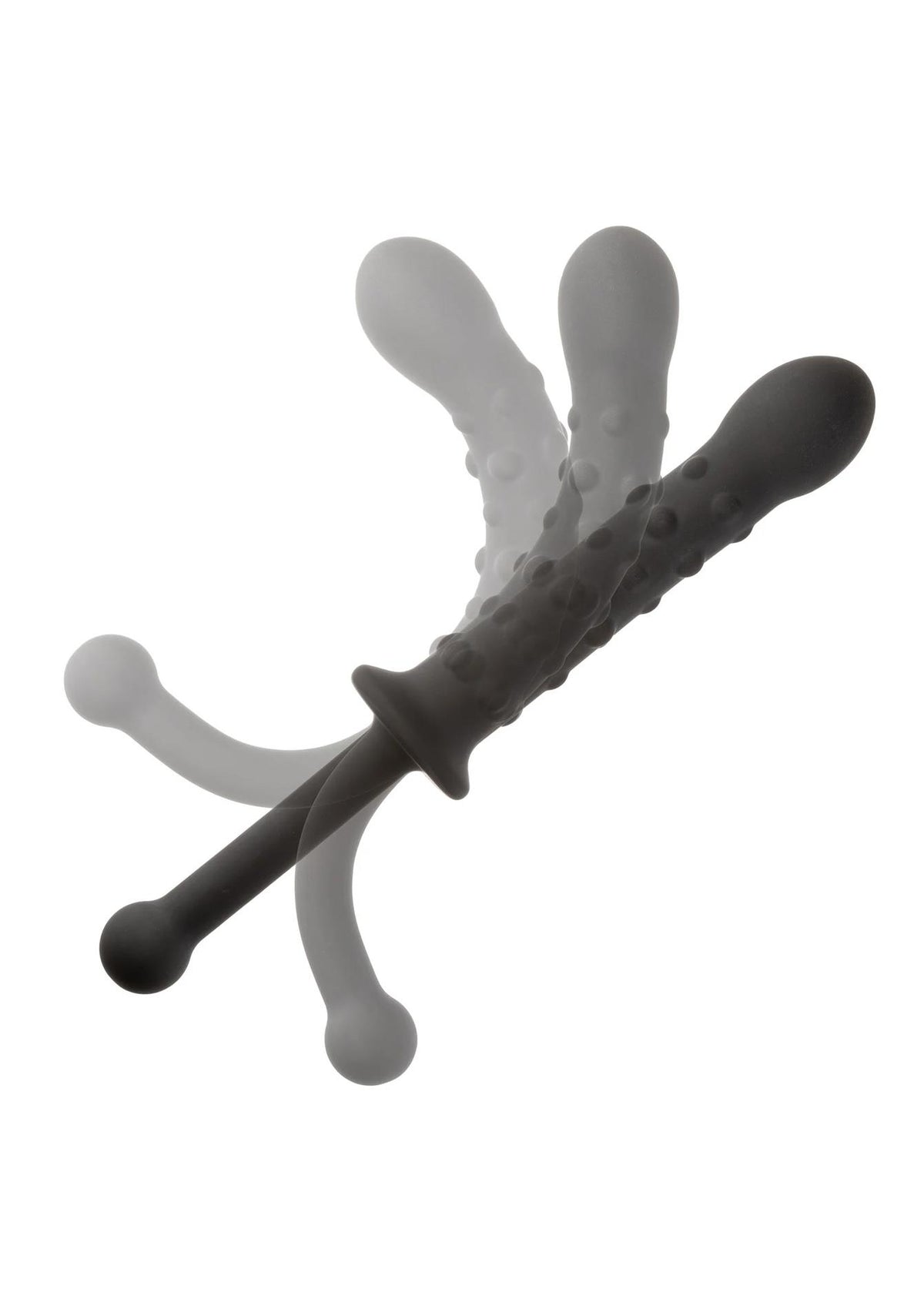 4-Elastyczna sonda koralikowa silikonowa Calexotics czarna 25,5cm-4