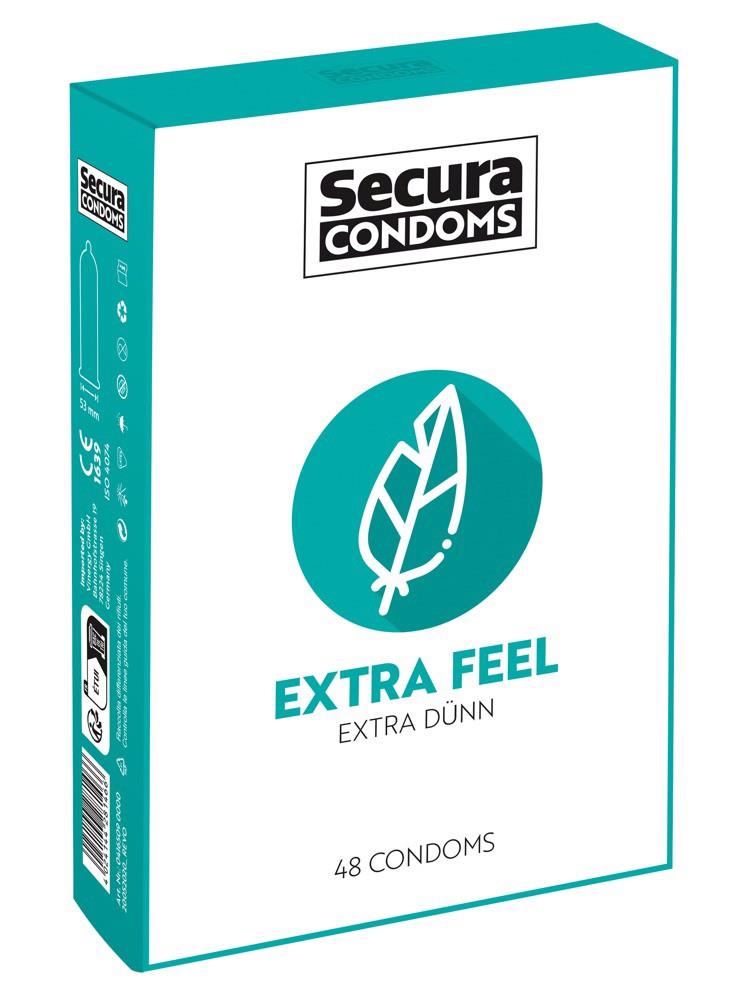 3-Prezerwatywy Secura Extra Feel ultra cienkie 48 sztuk-3