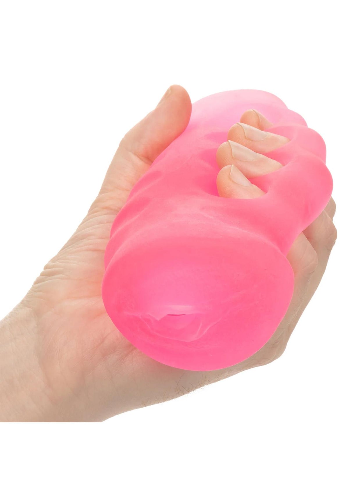4-Masturbator z uchwytem Grip N Stroke Calexotics różowy 16 cm-4