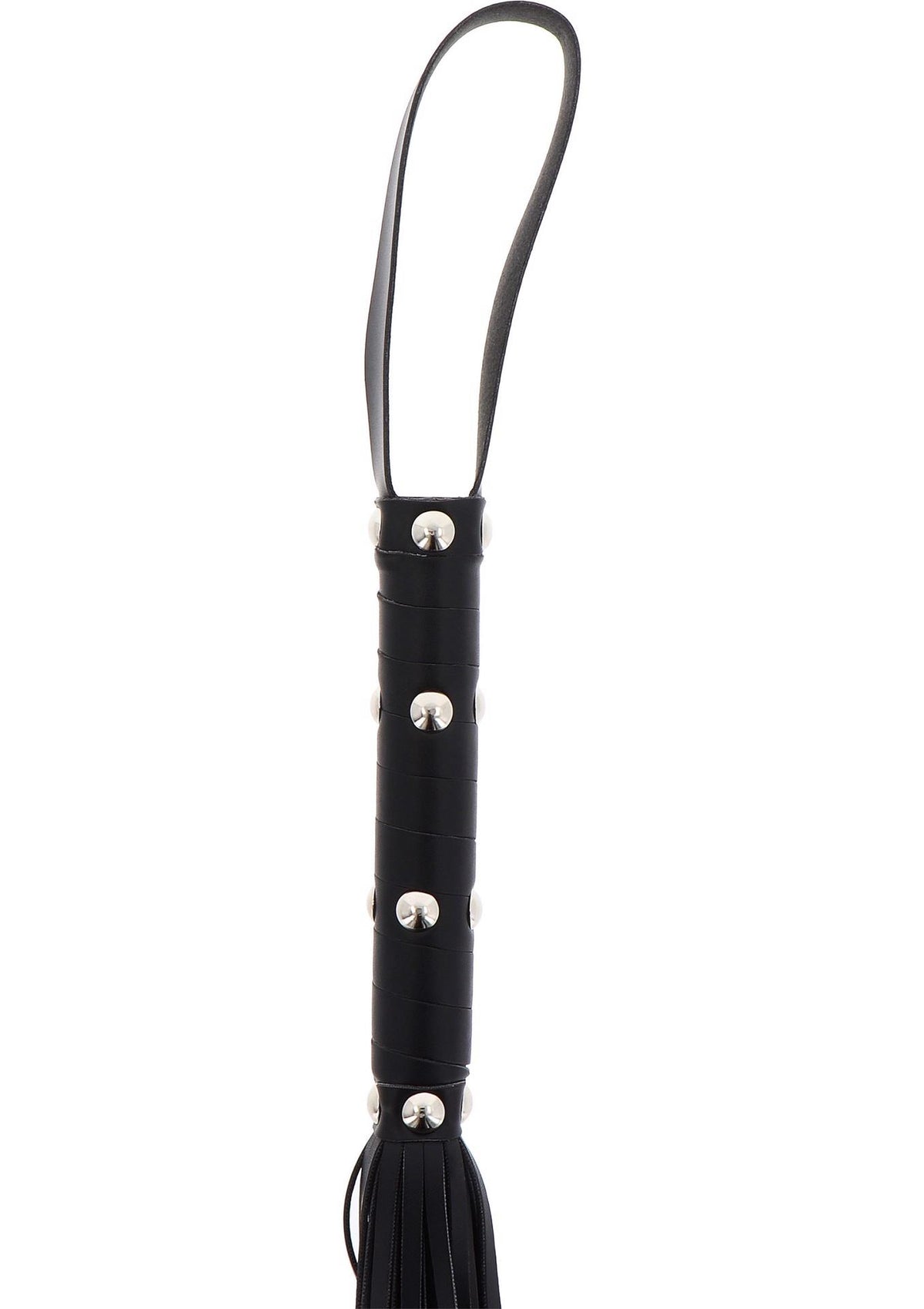 4-Pejcz z ćwiekami Hidden Desire czarny 75 cm-4