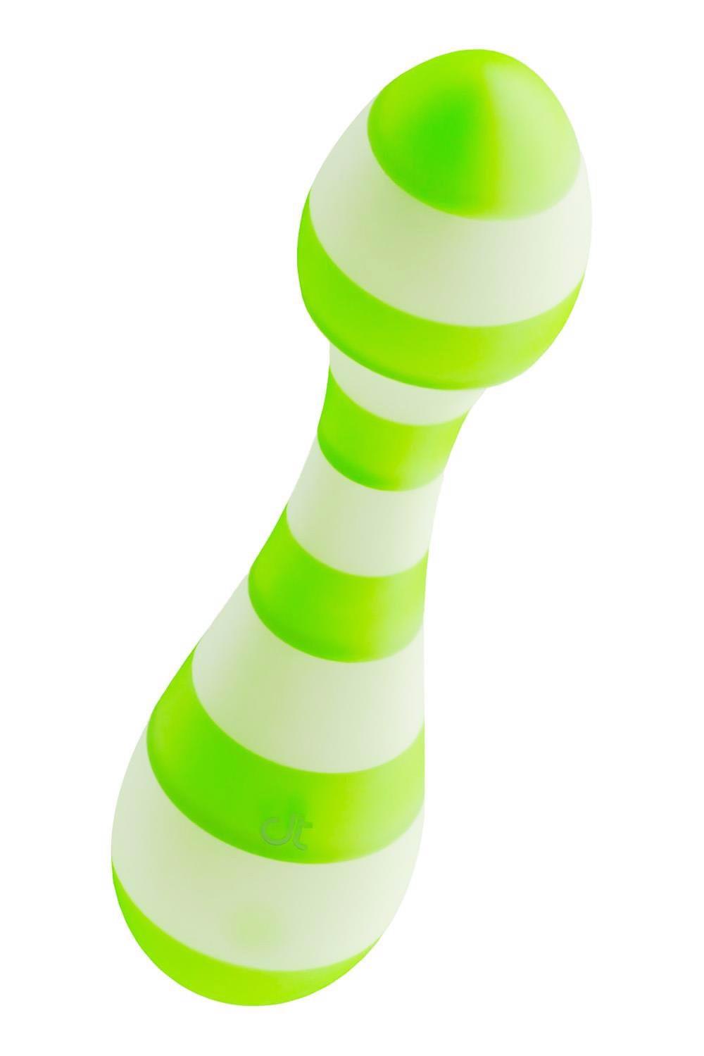 5-Wibrator wand Glitz Green Girl zielony USB 14,5 cm-5