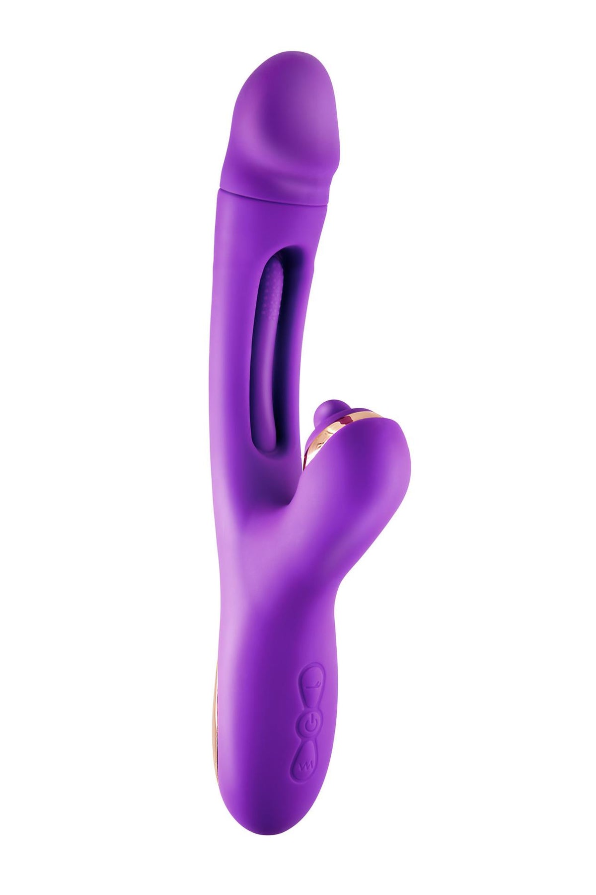 4-Joyfully 3-in-1 Rabbit Vibrator with Tapotem purple-4