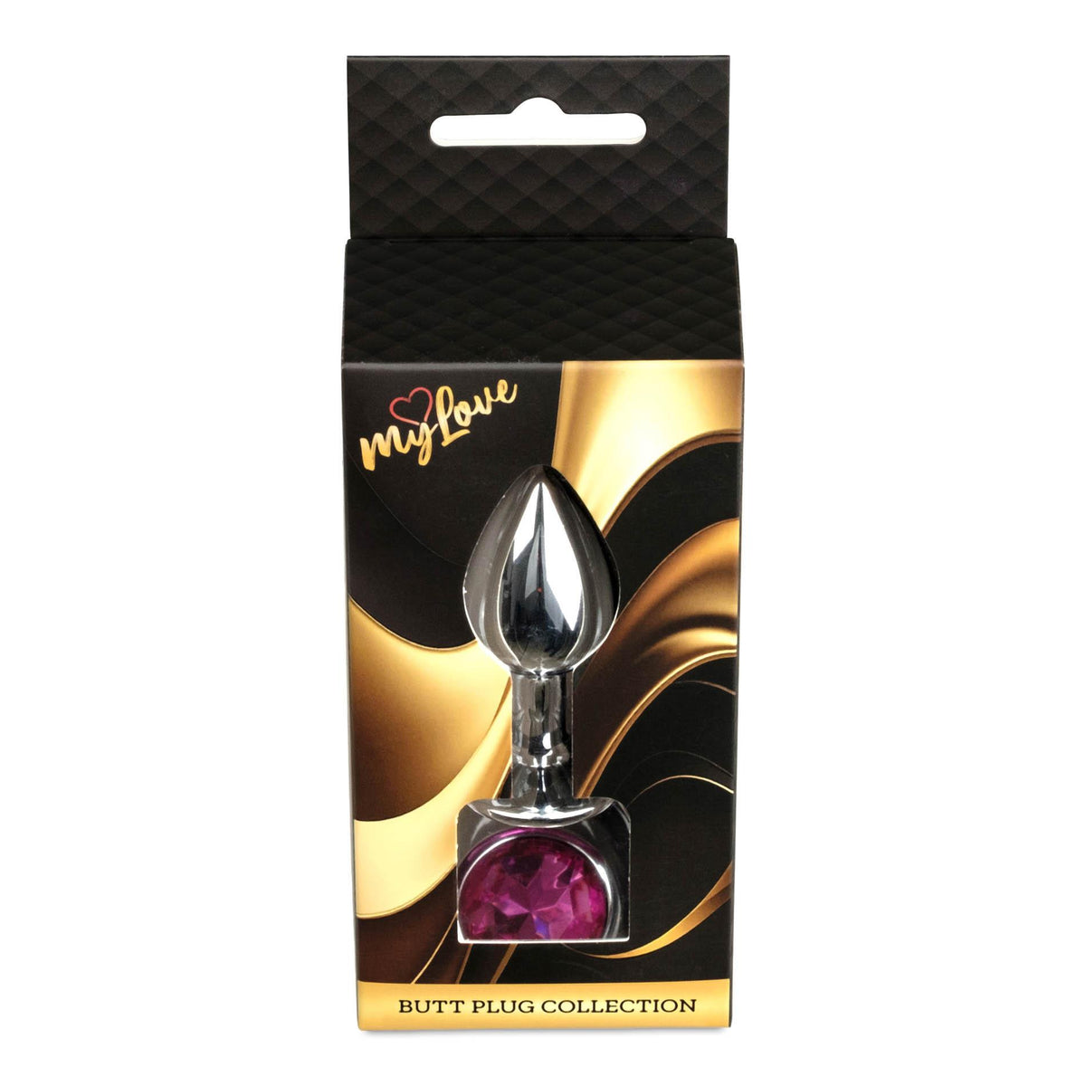 10-Biżuteria analna srebrna MyLove Toys różowa 7 cm-10