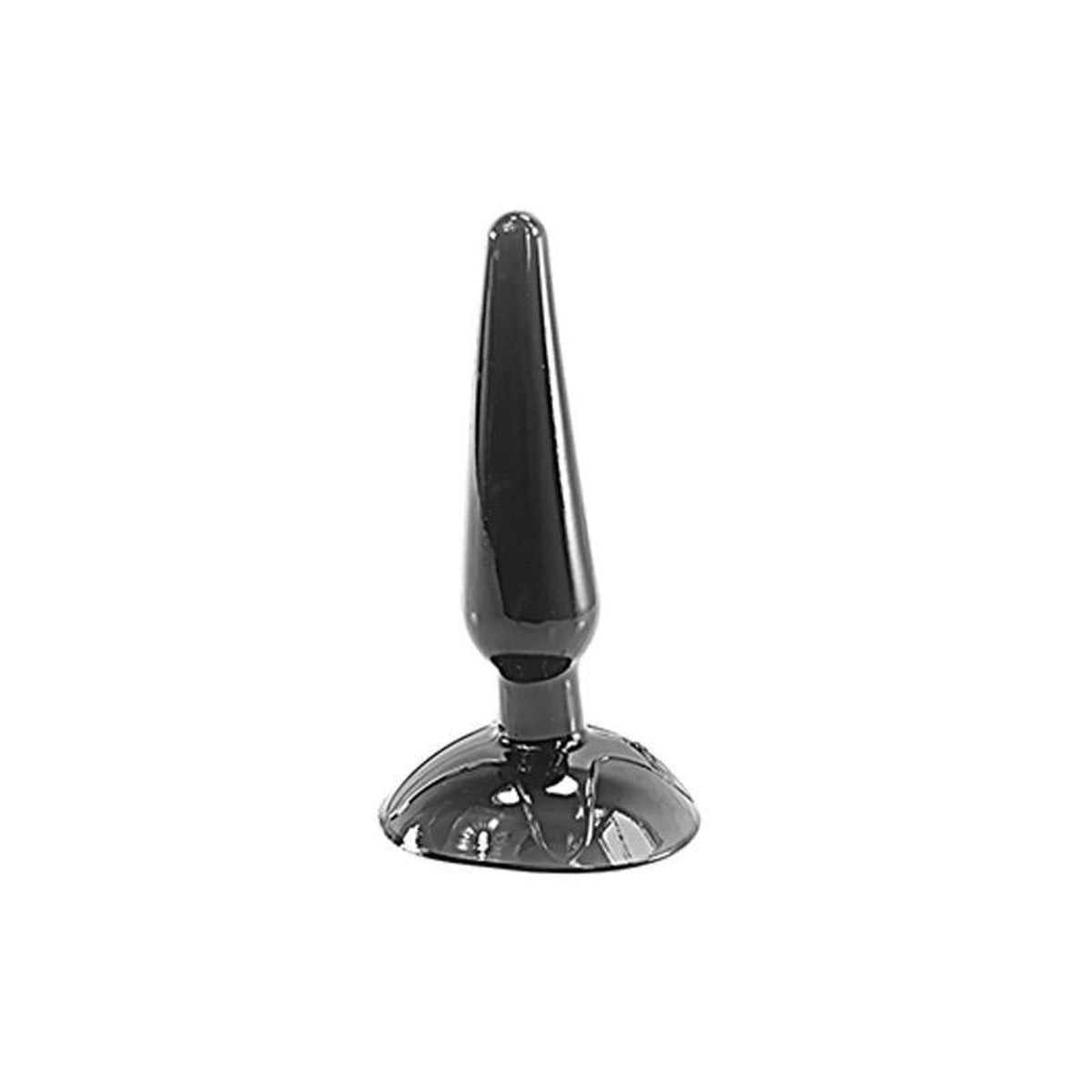 4-Korek analny z przyssawką Lovesecret czarny 11 cm-4