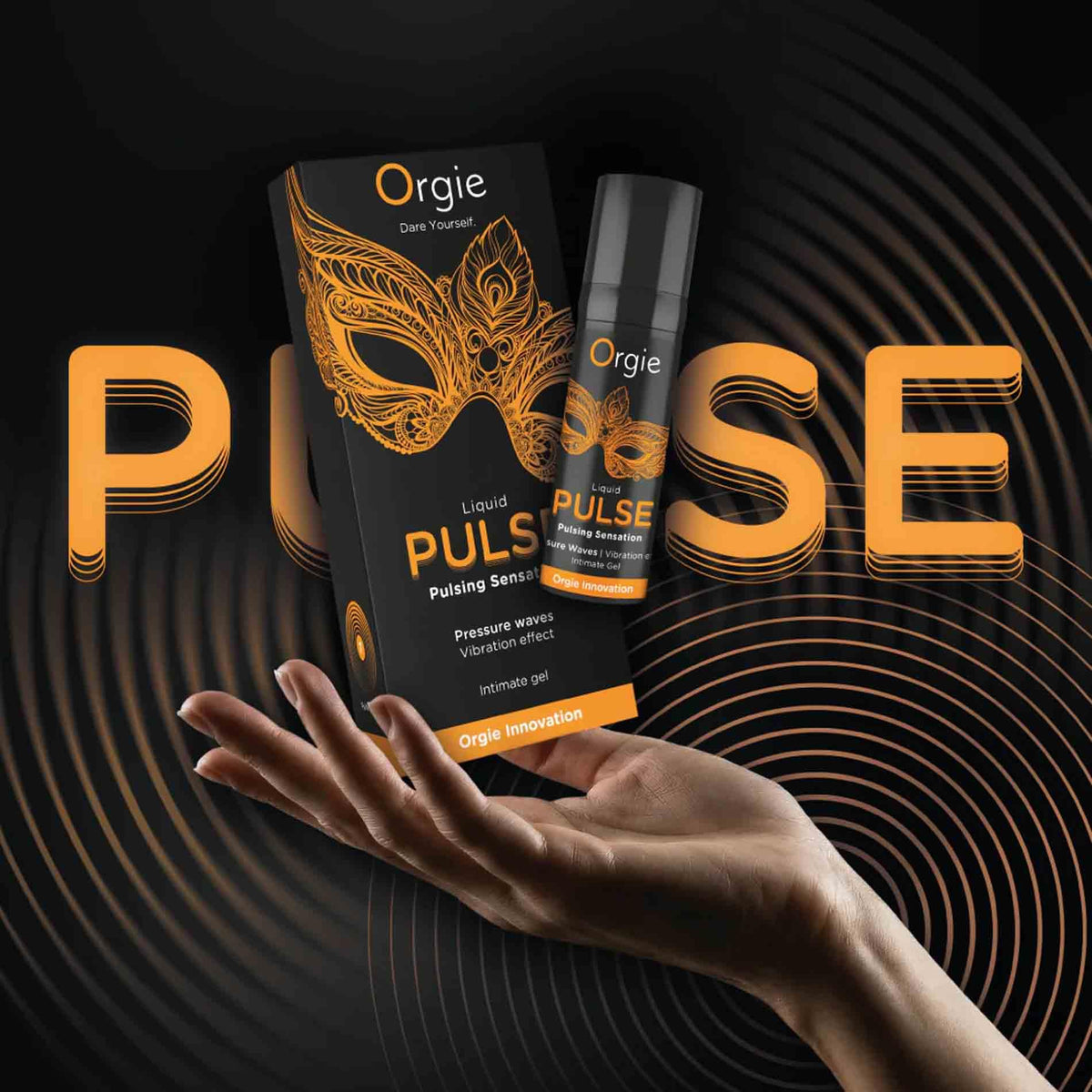 4-Żel stymulujący pulsujący Orgie karmelowy chłodzący 15 ml-4