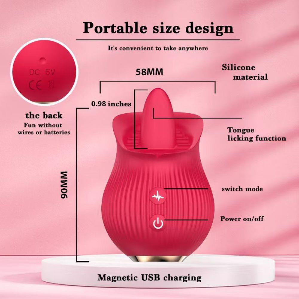 4-Stymulator łechtaczki z lizaniem Petal Bliss silikonowy USB 9cm-4