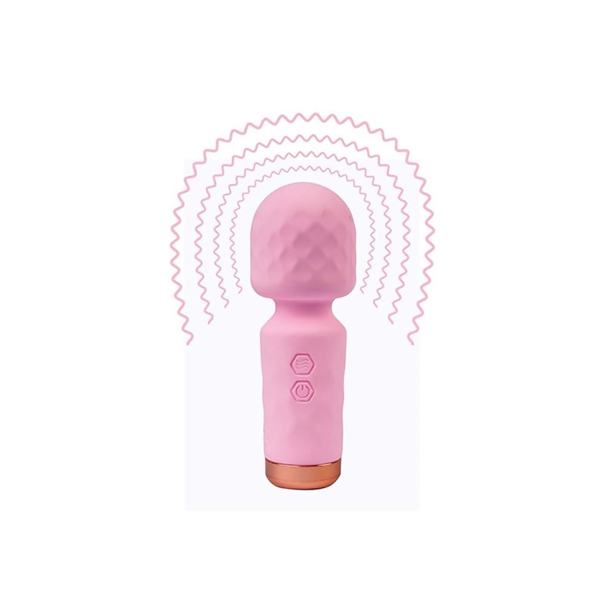 5-Mini różdżka Eros Fantasy różowa silikonowa USB 11,5 cm-5