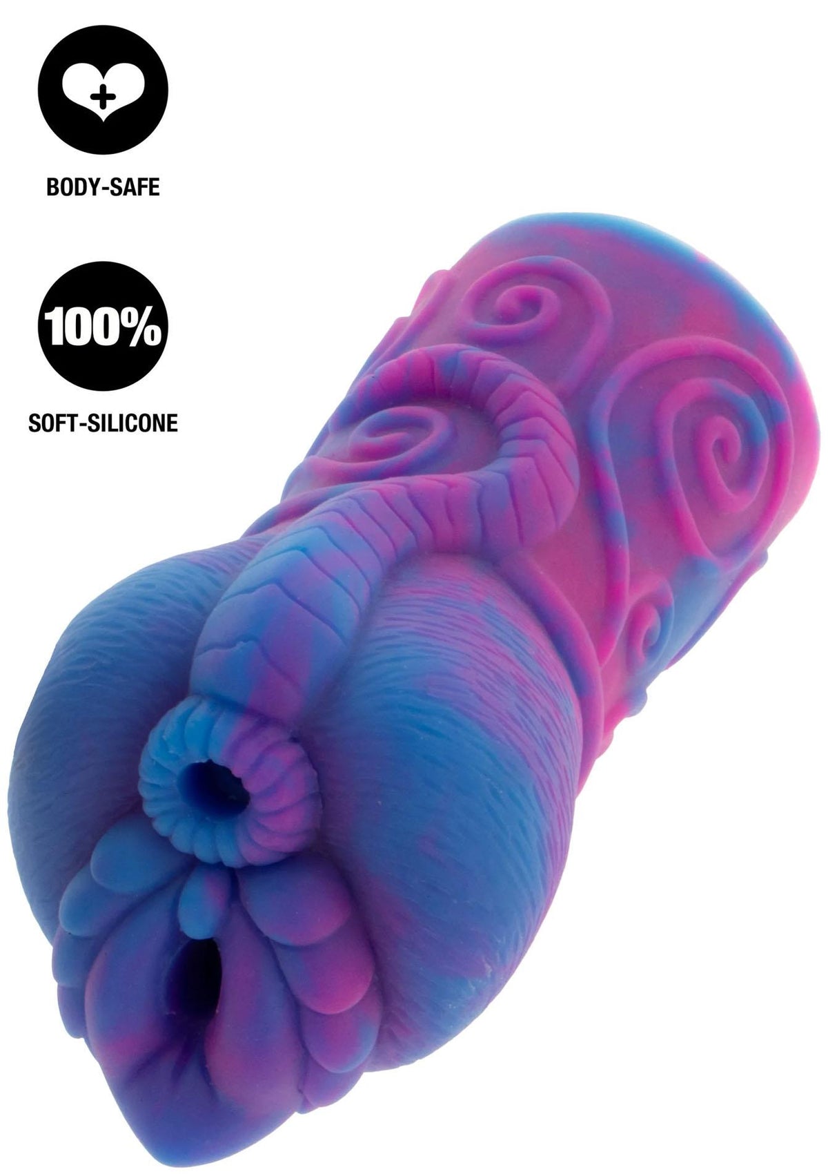 4-Masturbator silikonowy Seahorse Hidden Desire fioletowy 16 5 cm-4
