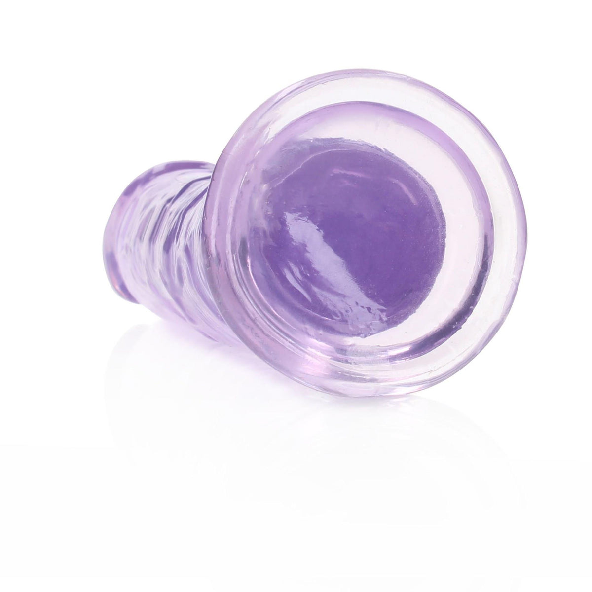7-Żelowe przezroczyste dildo realistyczne z przyssawką RealRock 14,5 cm-7