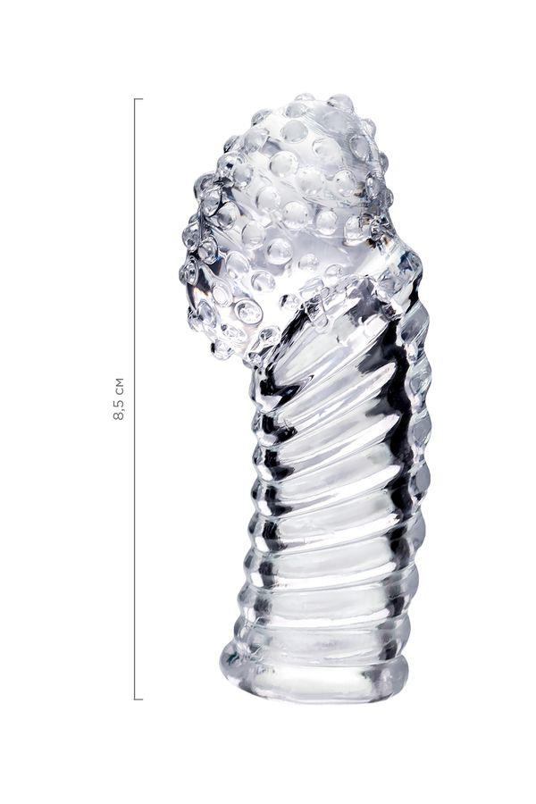 10-Przedłużka silikonowa A Toys Dale transparentna 8,5 cm-10
