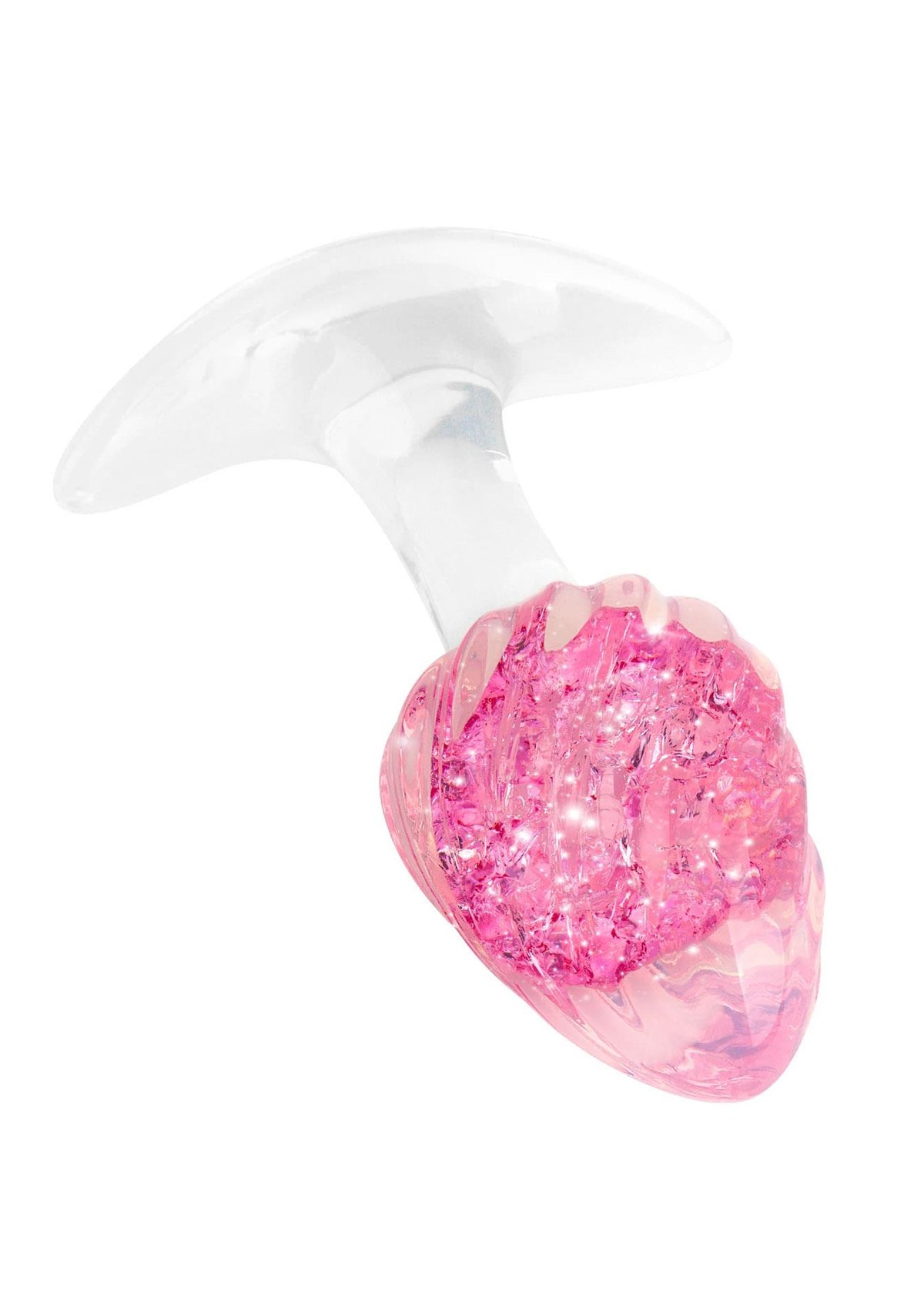 5-Korek analny ToyJoy Crystal Small silikonowy różowy 8,5 cm-5