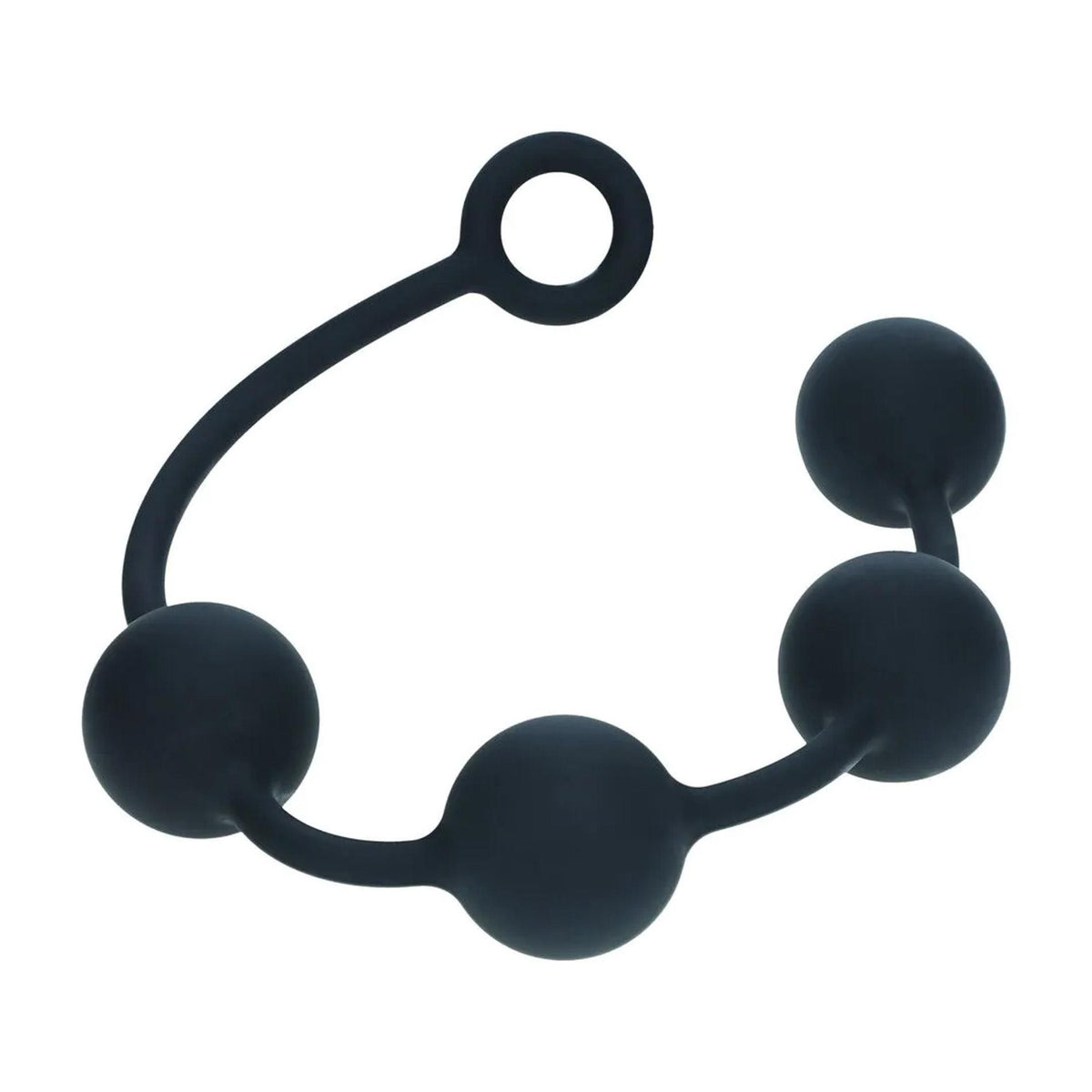 6-Kulki analne silikonowe Levelz XL 5cm czarne-6
