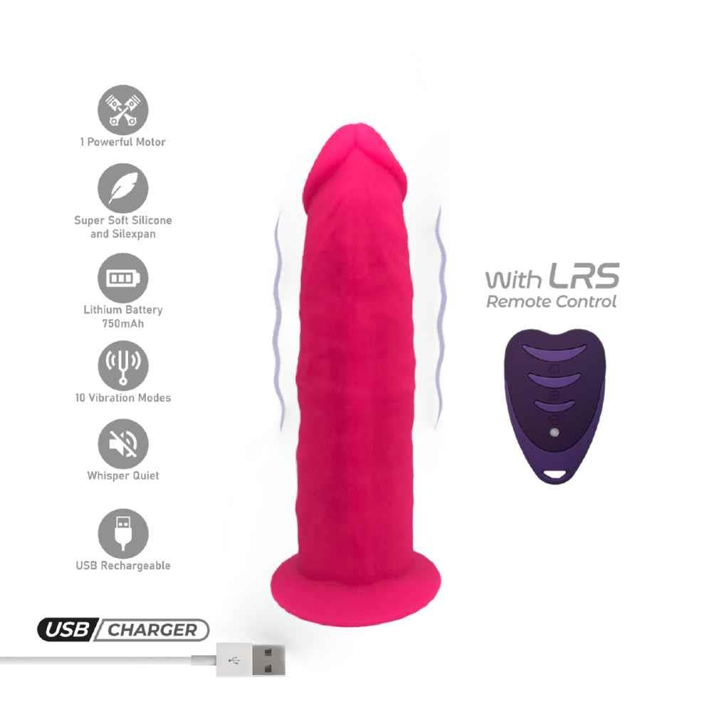 5-Wibrator realistyczny Silexd Model 2 różowy 17 cm-5