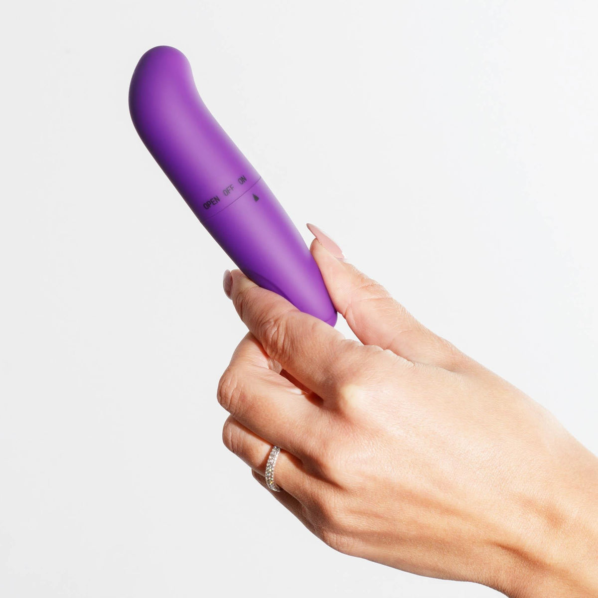 7-Mini wibrator punktu G Crushious GFinder fioletowy 12cm-7
