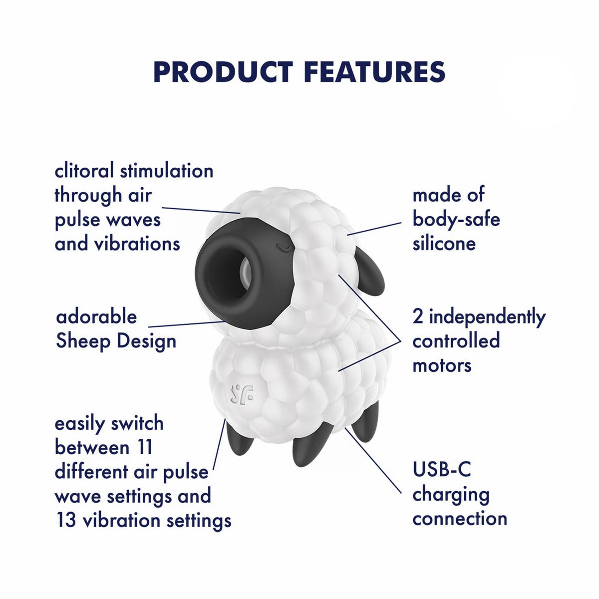6-Stymulator łechtaczki Satisfyer Dreamy Sheep USB 9 cm-6