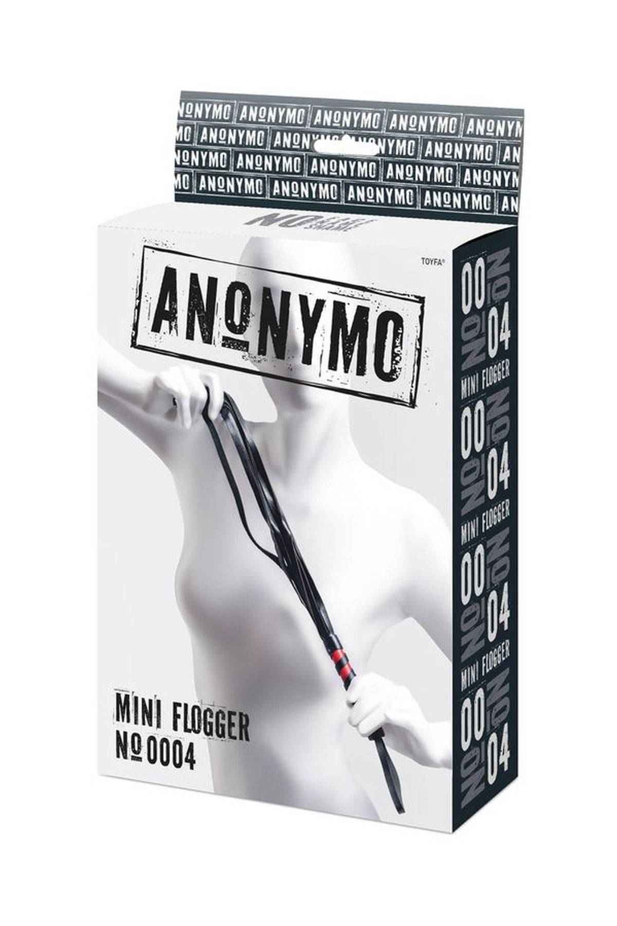 6-Pejcz Anonymo ze skóry PU czarny czerwony 45 cm-6