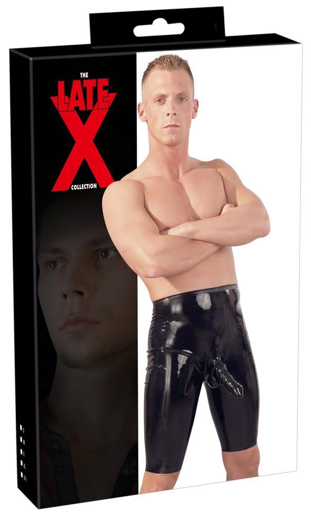 6-Men's Latex Cycling Shorts M-6