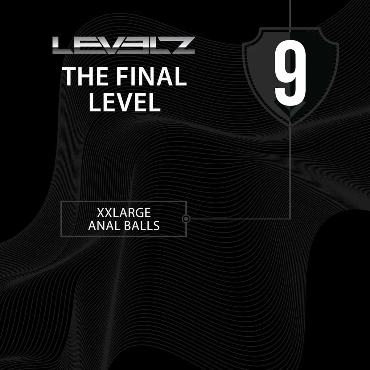 6-Kulki analne silikonowe Levelz XXL 6 cm czarny-6