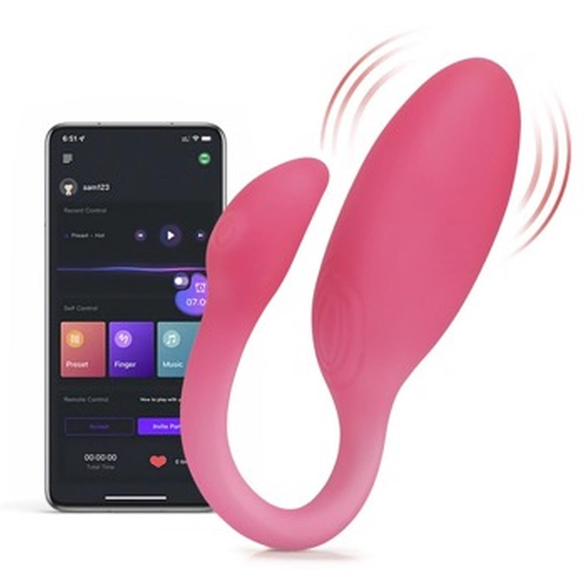 8-Wibrator bullet Magic Motion Flamingo Max różowy z aplikacją-8