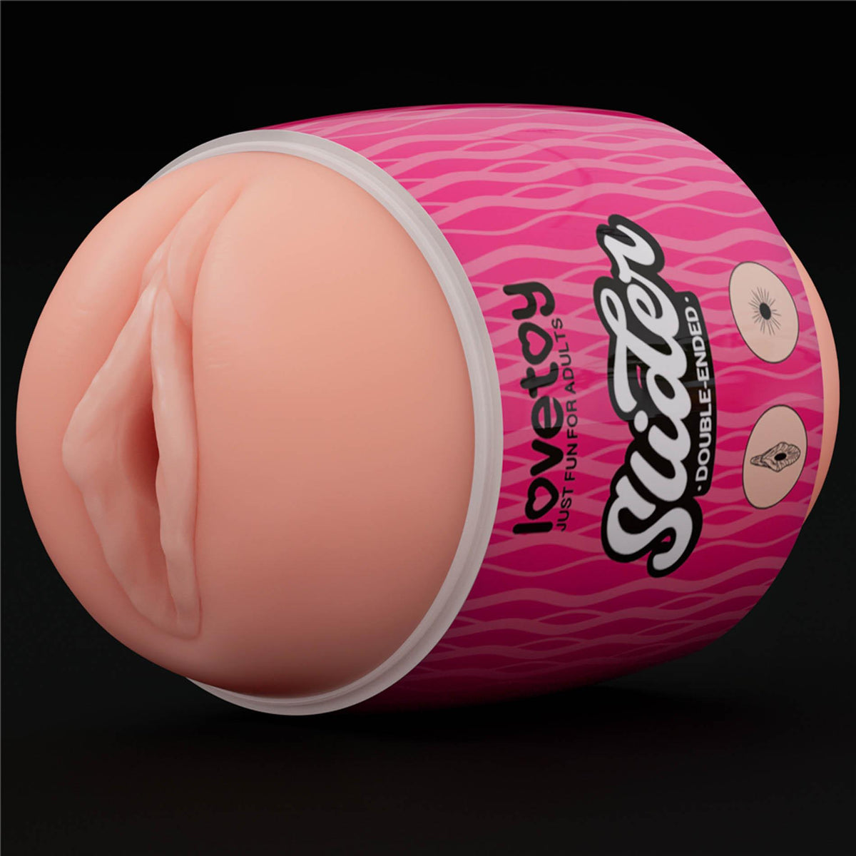 19-Slider Double-Ended Masturbator Vagina and Anus-19