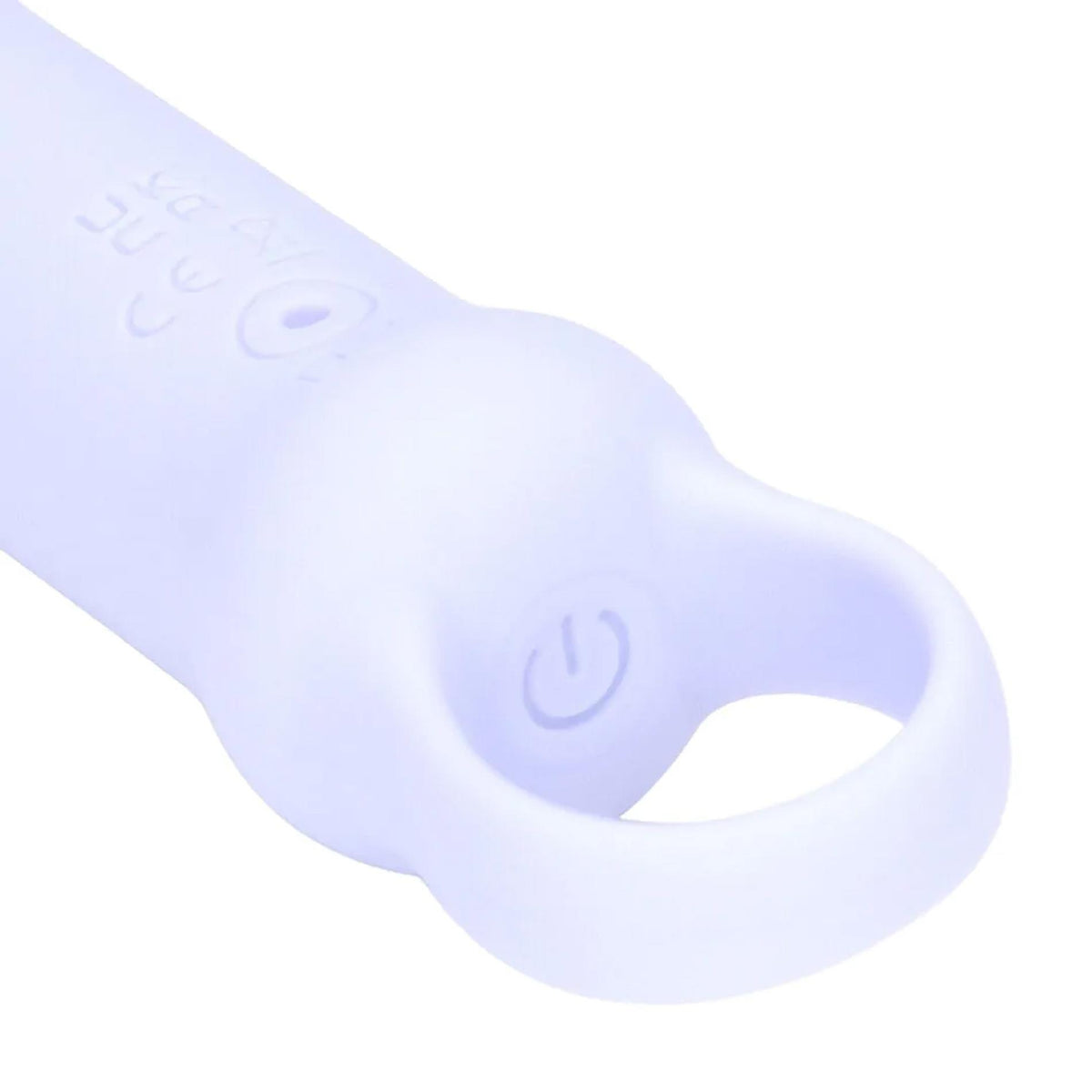 7-Wibrator z silikonową pętlą Loveline lawendowy 12,6 cm-7