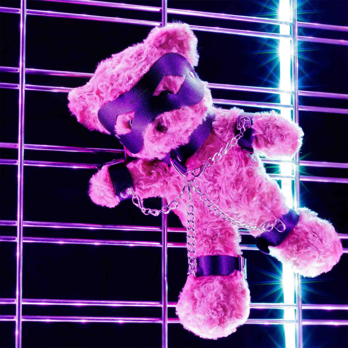 7-Miś bondage Crushito Crushious czarny 31 cm-7