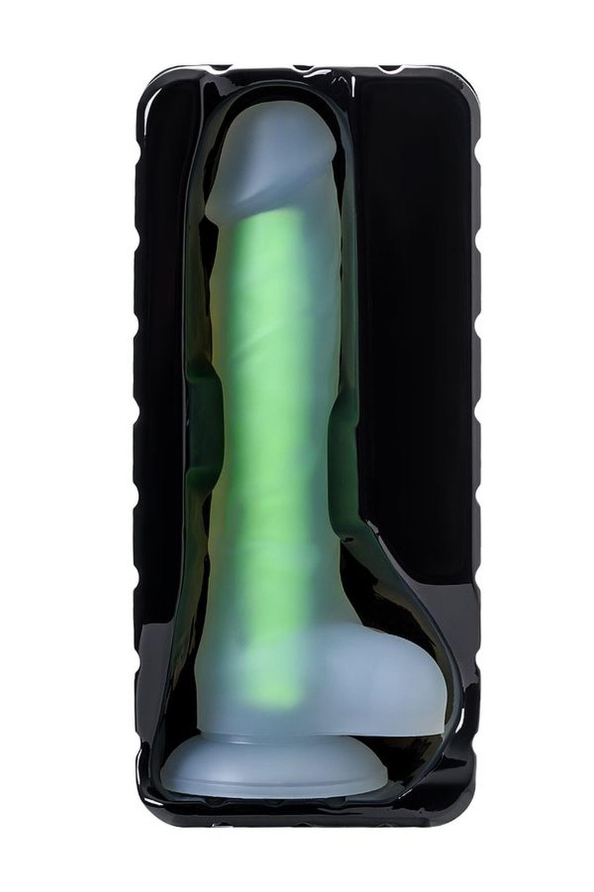 9-Dildo żelowe świecące Beyond by Toyfa Clark Glow zielone 16,5cm-9