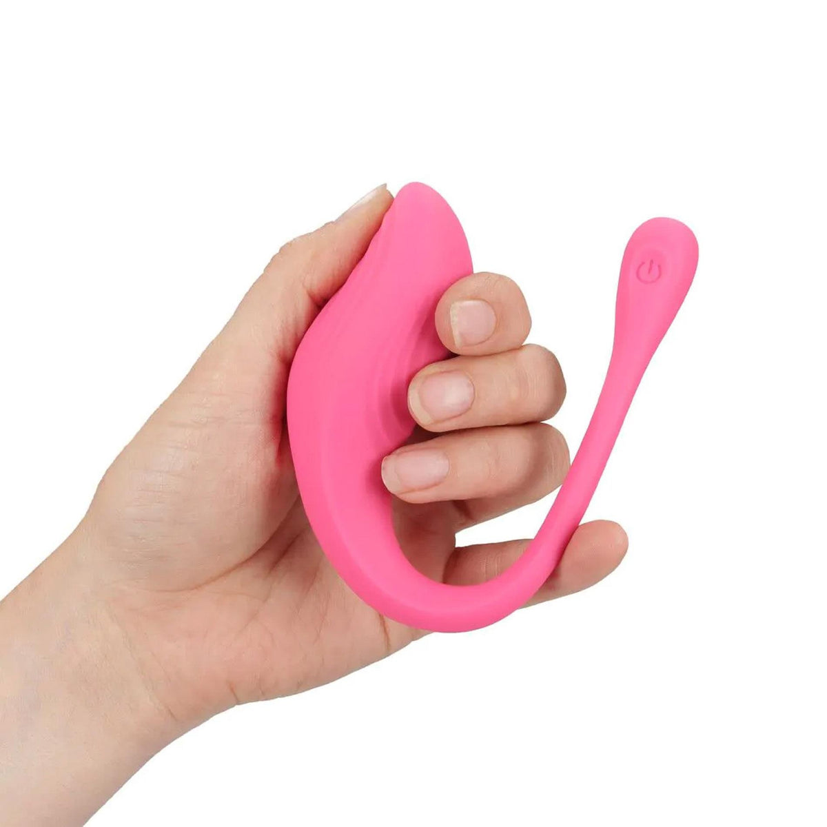 7-Wibrator punktu G z pilotem Loveline silikonowy różowy 24cm-7