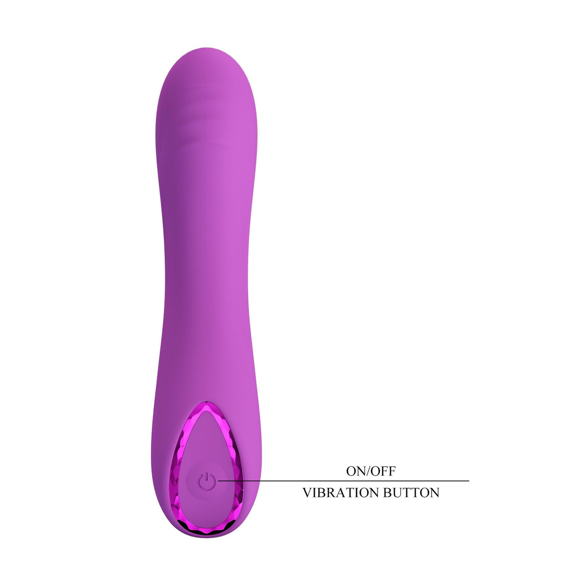 8-Wibrator punktu G Pretty Love DJ Dick silikonowy 10 wibracji USB-8