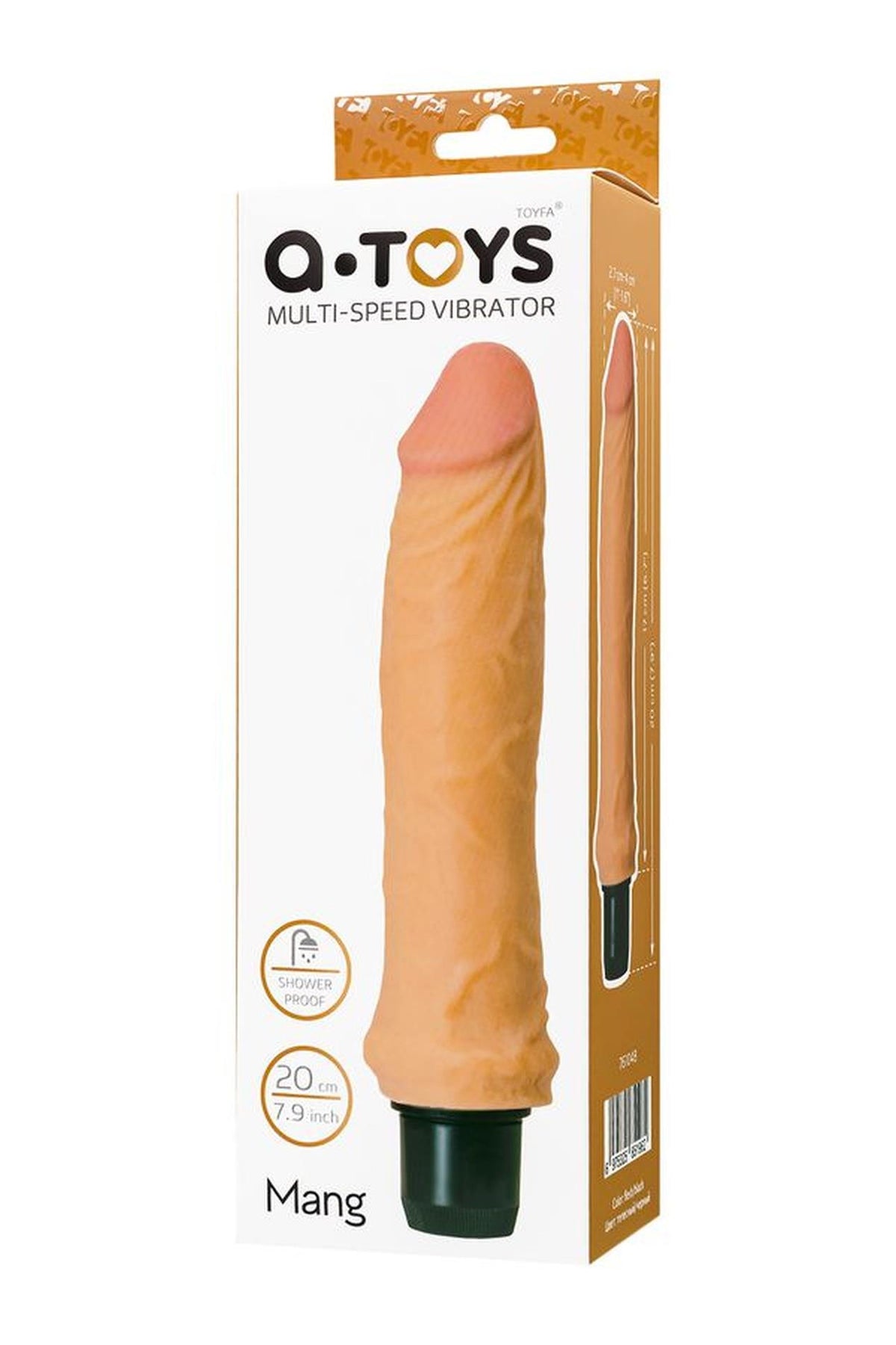 10-Wibrator realistyczny A Toys Toyfa TPE 17 cm-10